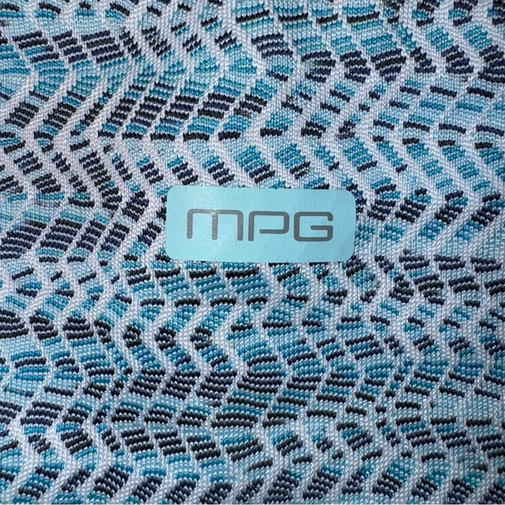 MPG Mondetta Athletic Dress Large Blue Racerback Activewear Sporty Built In Bra - Picture 6 of 8